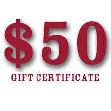 $50 Gift Certificate