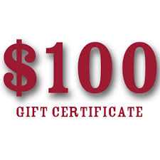 $100 Gift Certificate